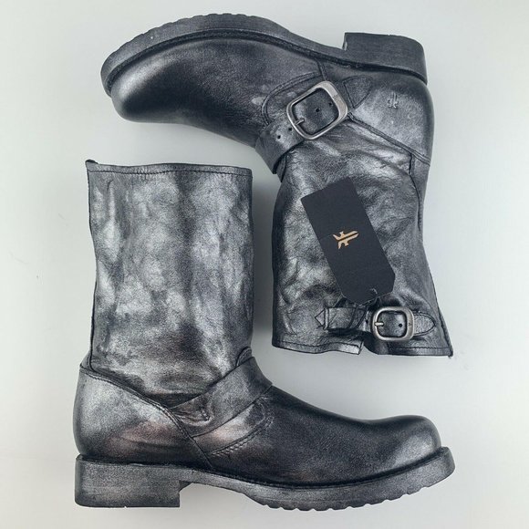 Womens Frye Boots Size 6 Veronica Short Mid Calf - Picture 4 of 12